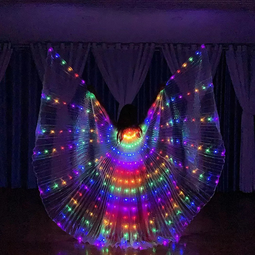 LED Isis Wings for Belly Dance & Performance