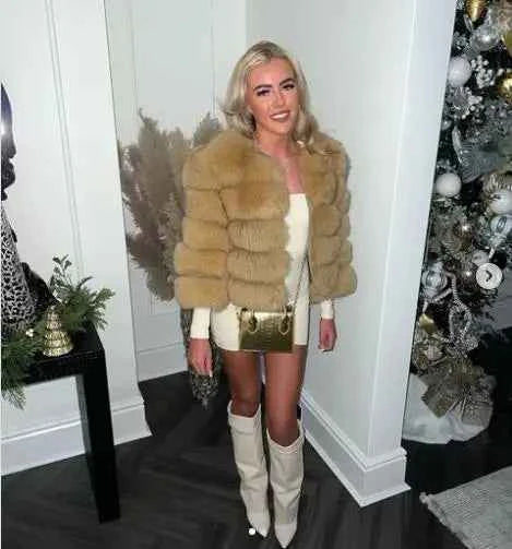 Winter Women's Cold Coat Top Fox Jackets For Women clothing Natural Real fox Fur Jacket Coats For Women Fur Jacket In Promotion