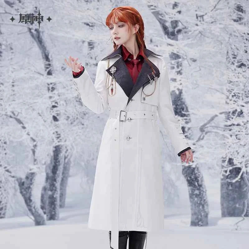 Genshin Impact Original Tartaglia Windbreaker Wanderer Pantalone Columbina Executive Officer Coat Cosplay Halloween Gifts