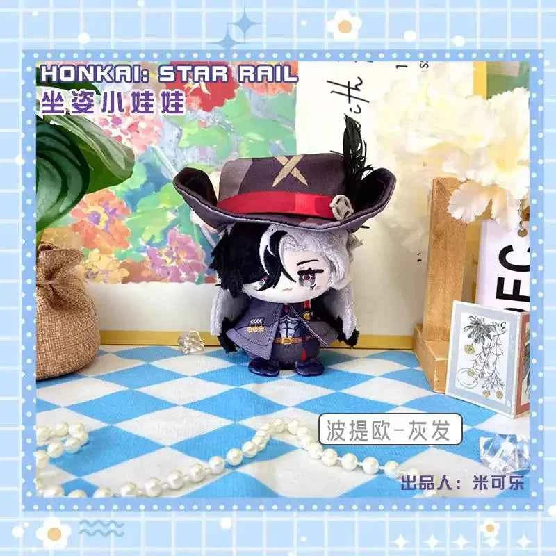 10cm Honkai: Star Rail Plush Phainon Mydei Anaxa Hyacine Cute Plush Castorice Dolls Stuffed Toys Bag Pendant Keychain Gift