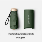 Mini Pocket Umbrella, 5-Folding UV Protection Sun Parasol