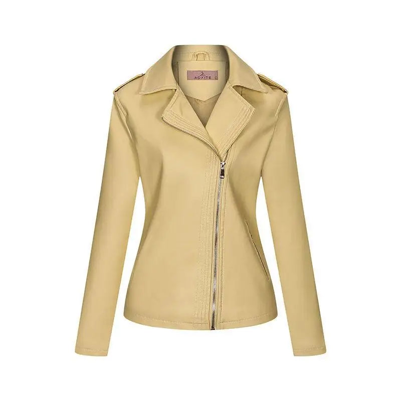 2025 Steampunk Rock Rivet Women's Leather Jacket Slim Short Streetwear Gothic Embroidery PU Leather Locomotive Coat Femme SS69