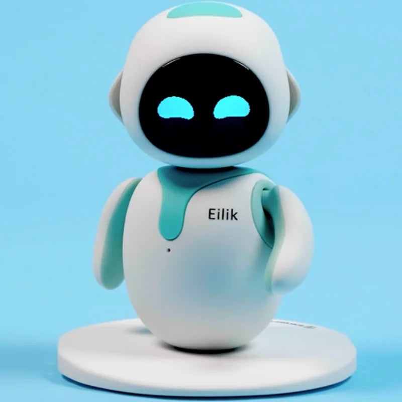 Duo Pack Eilik Smart Robot AI Artificial Intelligence Robots Accompany Lovely Children and Adults Desktop ai Pets 2pcs/set SS69 223.69 1 Blue