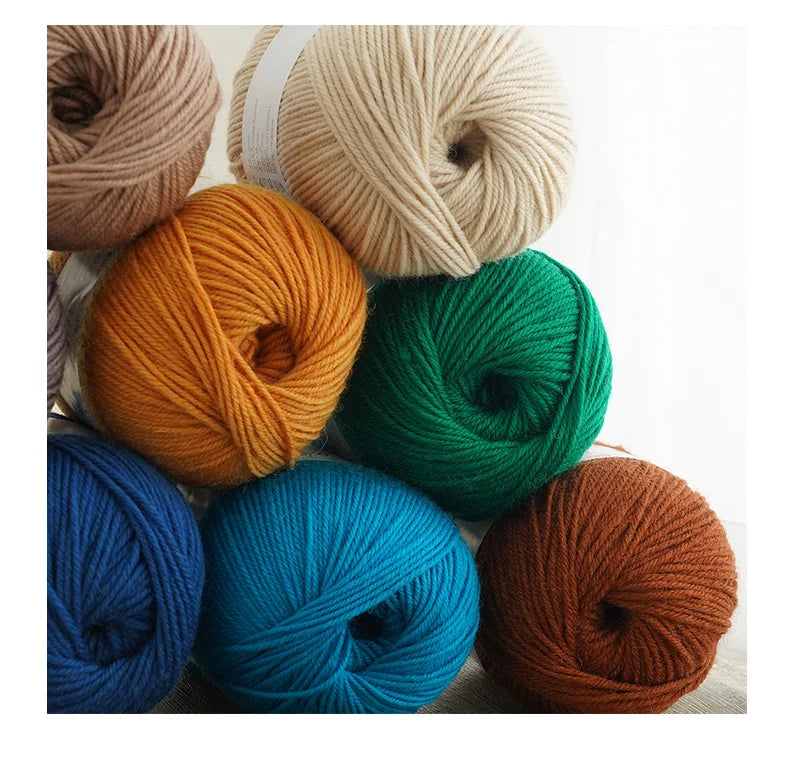 500g pure wool yarn fine count cashmere medium coarse yarn for making warm sweaters and scarves for autumn and winter