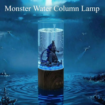 ZHUANGHUANC Alien Resin LED Lamp Stand Novelty Extraterrestrial Decor