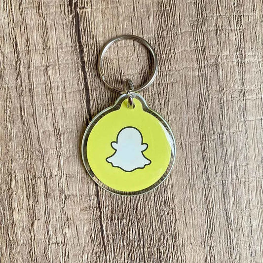 NFC Social Media Tap Business Key Card Instagram WhatsAPP Facebook Snapchat NFC Key Tag Keychains