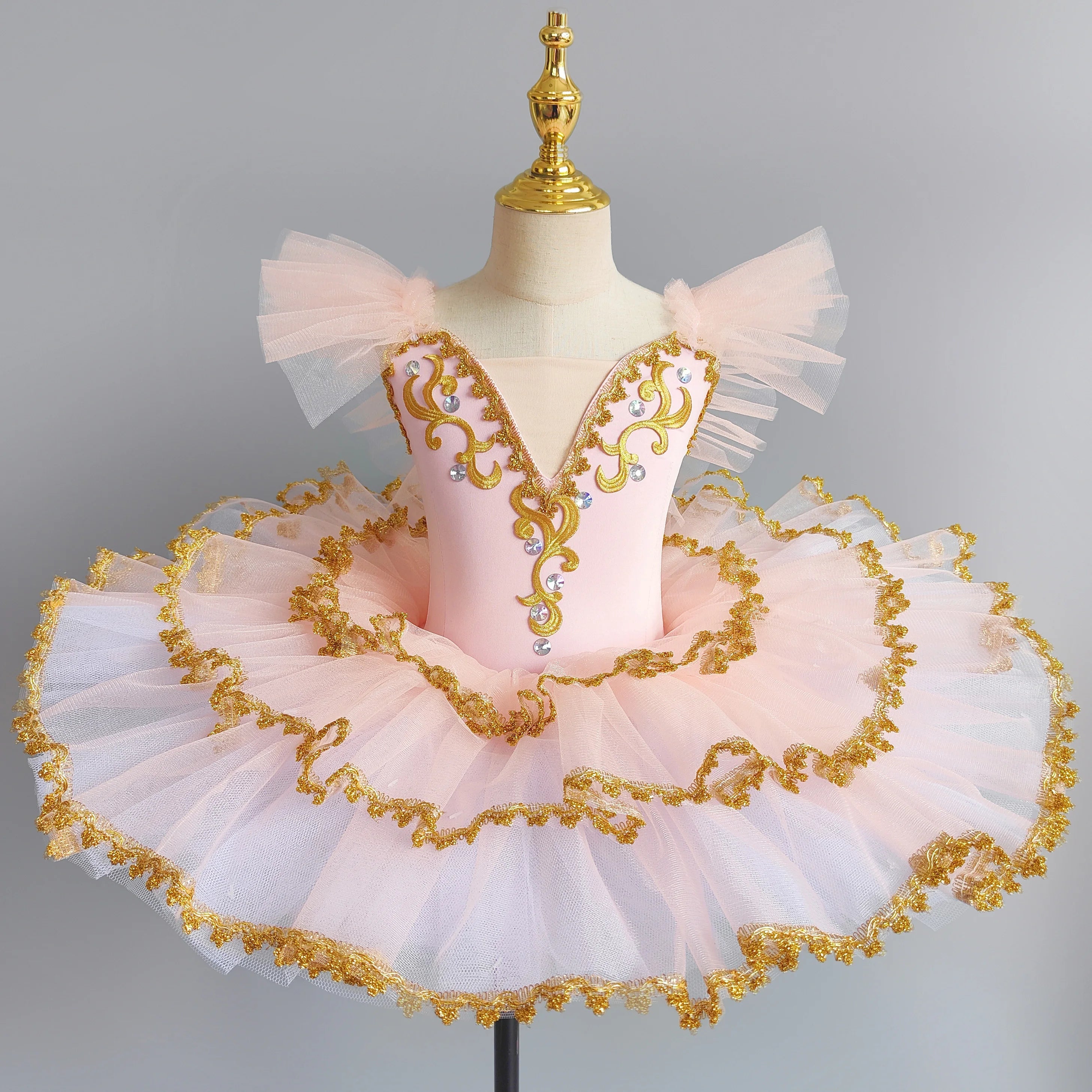 Girls Ballet Tutu Dress for Kids Princess Performance Fairy Costume