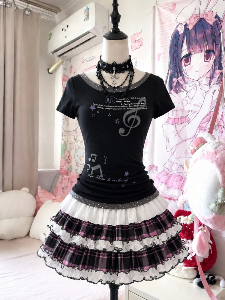 Y2K American Vintage Leopard Print Matching Sets Women Gothic Punk Satin Cami Fluffy Trim Mini Skirt Subculture Daily Outfits