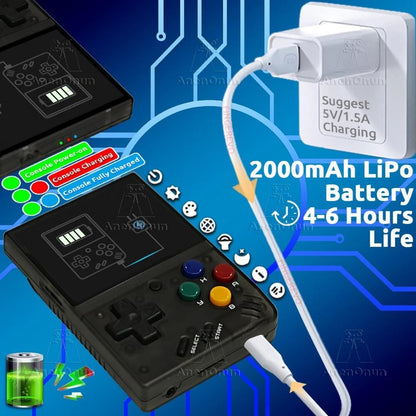 Miyoo Mini V4 2.8-inch Handheld Game Players 18000 Games 15 Emulator Portable Video Gaming Console Kids Retro Mini Game Machine SS69