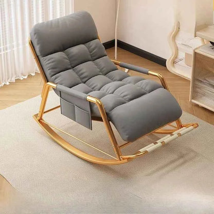 Recliner Rocking Chair Sitting and Sleeping Dual-purpose  Lunch Break Chair Balcony Home Leisure Lazy Sofa Chair Ergonomic