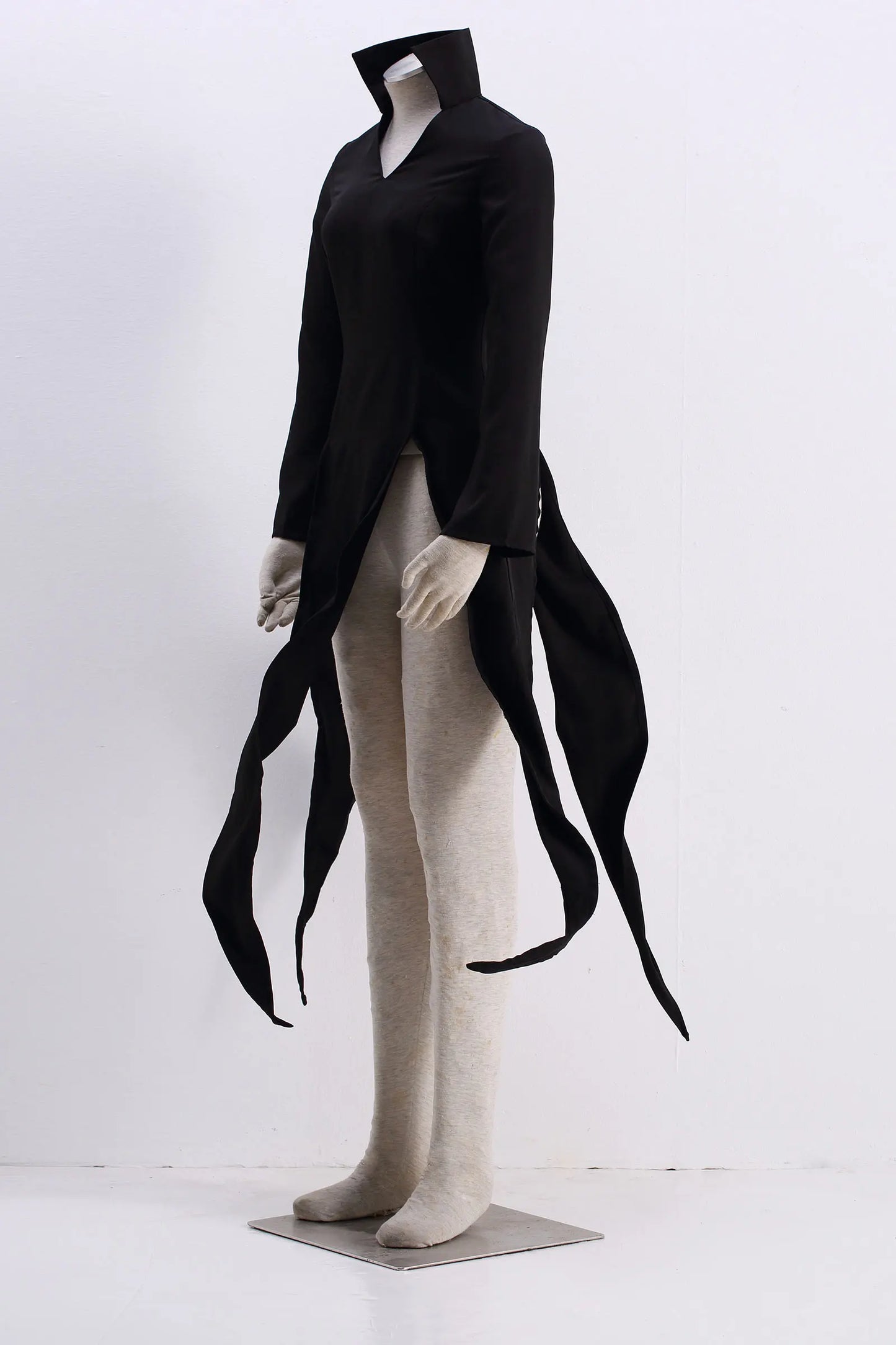 RZCOSYZH Women's Tatsumaki Anime Cosplay Costume Black Polyester Dress