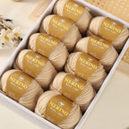 Medium-Fine Alpaca Wool Blend Yarn, 500g Pack, Anti-Pilling