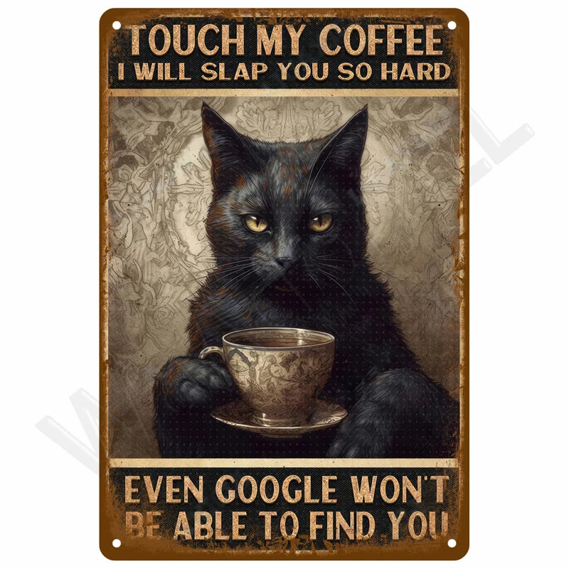 Vintage Metal Tin Sign 20x30cm Retro Wall Art for Home Bar