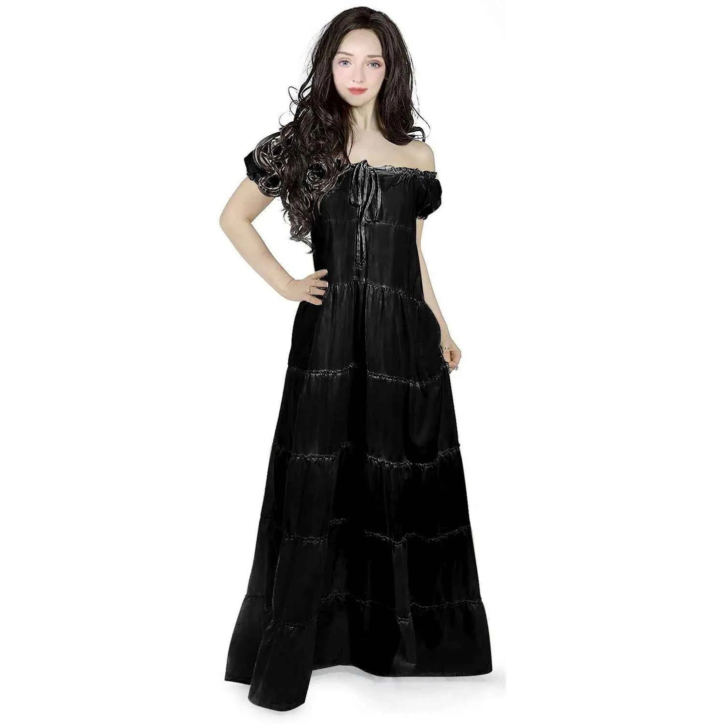 Medieval Renaissance Drama Dance Costume Halloween Girdle Cos Dress Halloween Costumes for Women Dress Love Live Cosplay