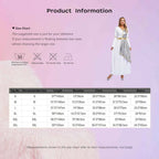 Woman's Greek Aphrodite Nymph Halloween Cosplay Costume Shiny Bell Long Sleeve Maxi Robe Dress Church Choir Prayer Gown