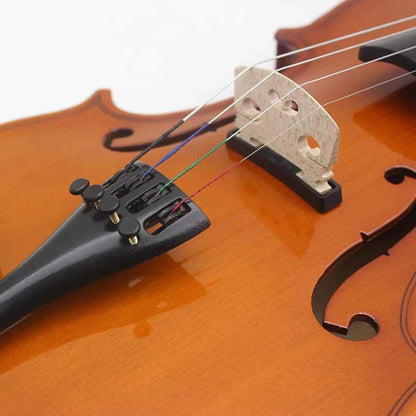 IRIN Acoustic Violin EQ Electric Electroacoustic 4/4 Violin for Performance String Instrument Equipped With Tuner Accessories