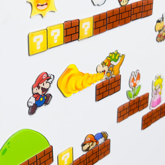 Cartoon Bros Fridge Magnet Home Kitchen Convenience Sticker Anime Photo Message Board Refrigerator Magnetic Stickers Home Dec