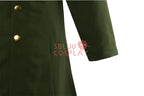 SBluuCosplay Anime Noriaki Kakyoin Cosplay Costume Dark Green Uniform Outfit Halloween Party Costume Upgrade Version