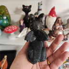 1pc Halloween Magic Black Dragon Snake Griffin Unicorn Mysterious Witches Statue Home Decor Figurine Christmas Desk Ornaments