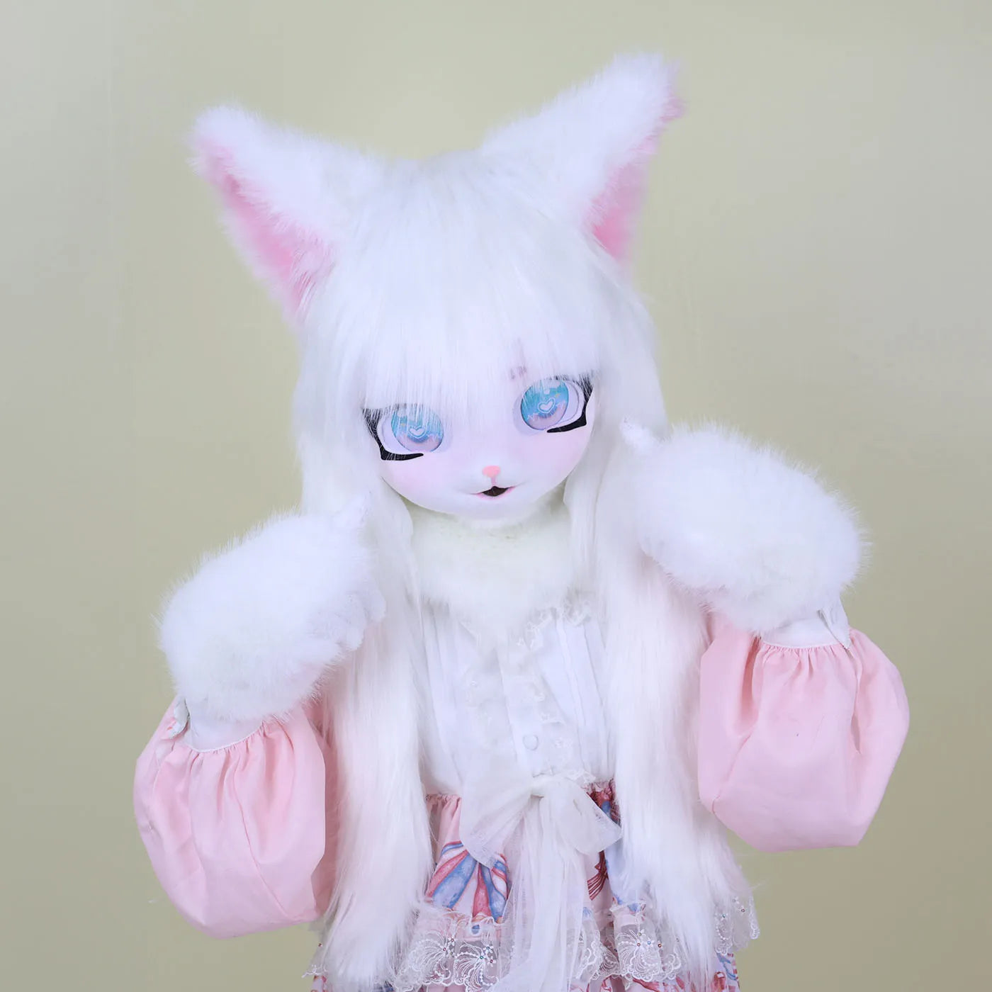 Furry Kigurumi Animal Cosplay Mask - Polyester Costume Head
