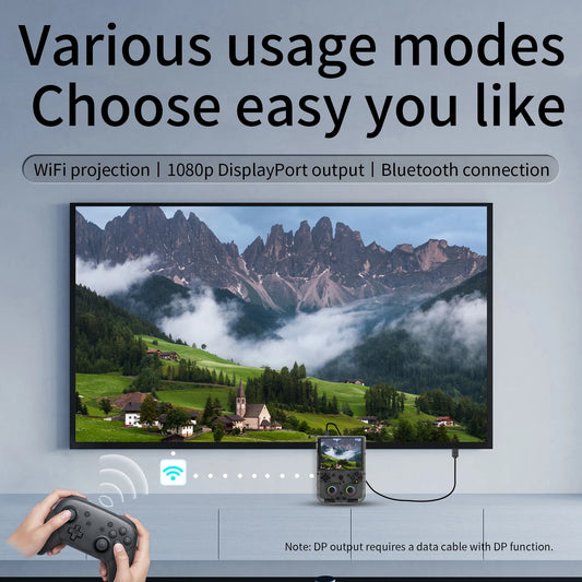 Anbernic RG 406V Retro Handheld Games Console 4"IPS Multi-touch WIFI RGB Ligh 3D Hall Joystick 5500mAh RG406V Video Games Player