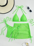 New Sexy Bikinis Female Swimsuits Women Three-Piece Swimwear Beach Swimming Wear Bathing Suits Brazilian Bikini Set Pool Bather SS69
