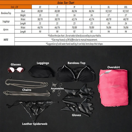 Kafka Honkai Star Rail Cosplay Swimsuit Set - Polyester Knit Summer Outfit