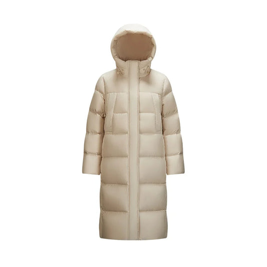 Semir Down Jacket Women Long Length Waterproof Coat 2026 Fashion Winter New Loose Hooded Coat Simple Down Jacket Woman