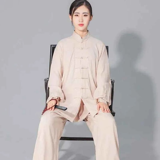 Chinese Tai Chi Uniform Cotton Wushu Kung Fu Clothing Kids Adults Martial Arts Wing Chun Suit Taichi Performance Tang Suit Taiji
