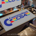 Keyboard Mouse Pad Commodore 64 Mousepad Xxl Non-slip Lockedge Minimalism Office PC Accessories XL Gaming Large Desk Cabinet Pad