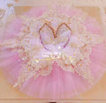Girls Ballet Tutu Dress with Hard Mesh Skirt for Dance