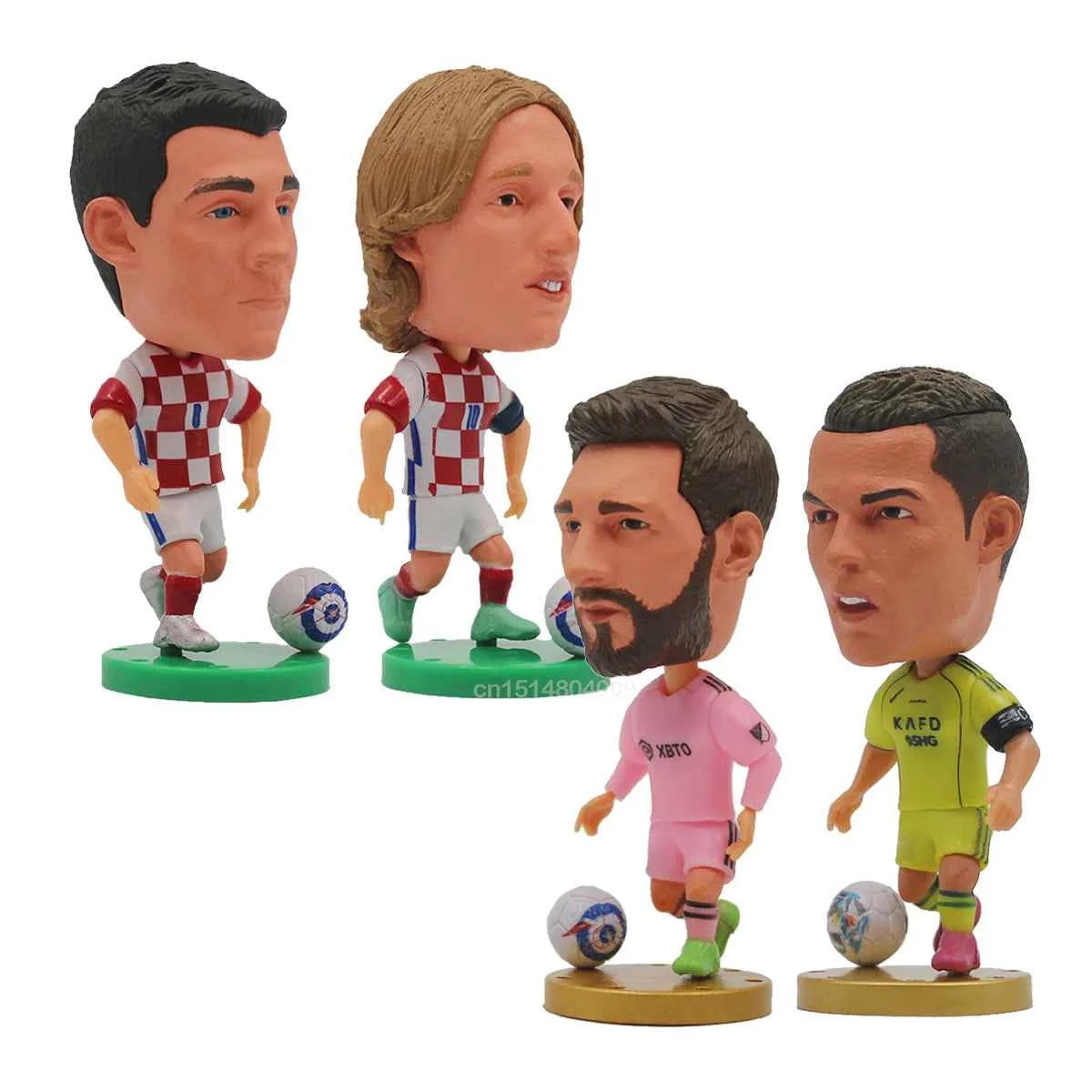 6.5cm HAALAND MODRIC RONALDO YAMAL 2.5in Team Activity Doll Toy Figurine