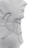 Fashion Women's Zip Up Crop Hooded Sweatshirt Jacket Y2K Spicy Girls Long Sleeve Slimming Sport T-shirts Women Solid Pocket Coat