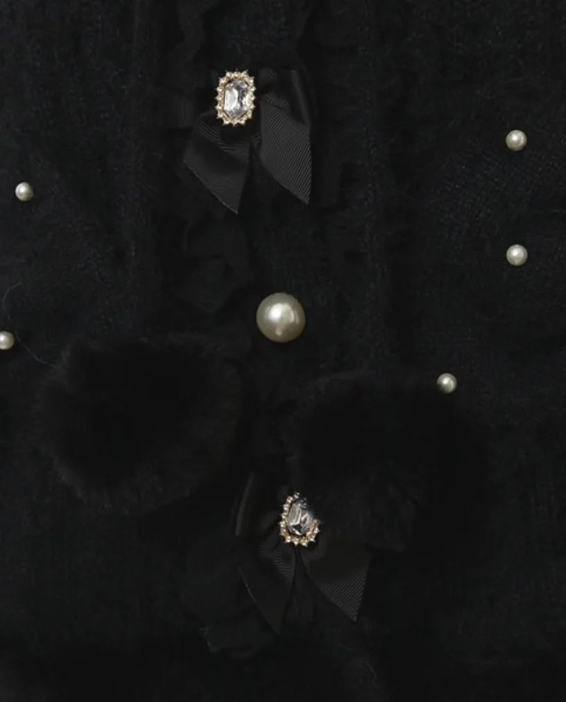 Godivana Lolita Faux Fur Cape with Batwing Sleeves