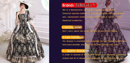 New Victorian Masquerade Ball Gown for Women, 18th Century, Marie Antoinette Costume, Historical Theater Clothing, Party Dress