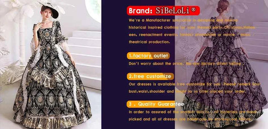 New Victorian Masquerade Ball Gown for Women, 18th Century, Marie Antoinette Costume, Historical Theater Clothing, Party Dress