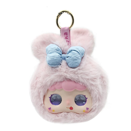 SS69 Tuya Smart AI Plush Robot with LED Eyes and Voice Control, USB Rechargeable