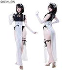 Anime Sexy Cafe Maid Uniform Role Playing Suit Victorian Aristocratic Manor Maid Butler Robe Bunny Girl Uniform Bodysuit 2025