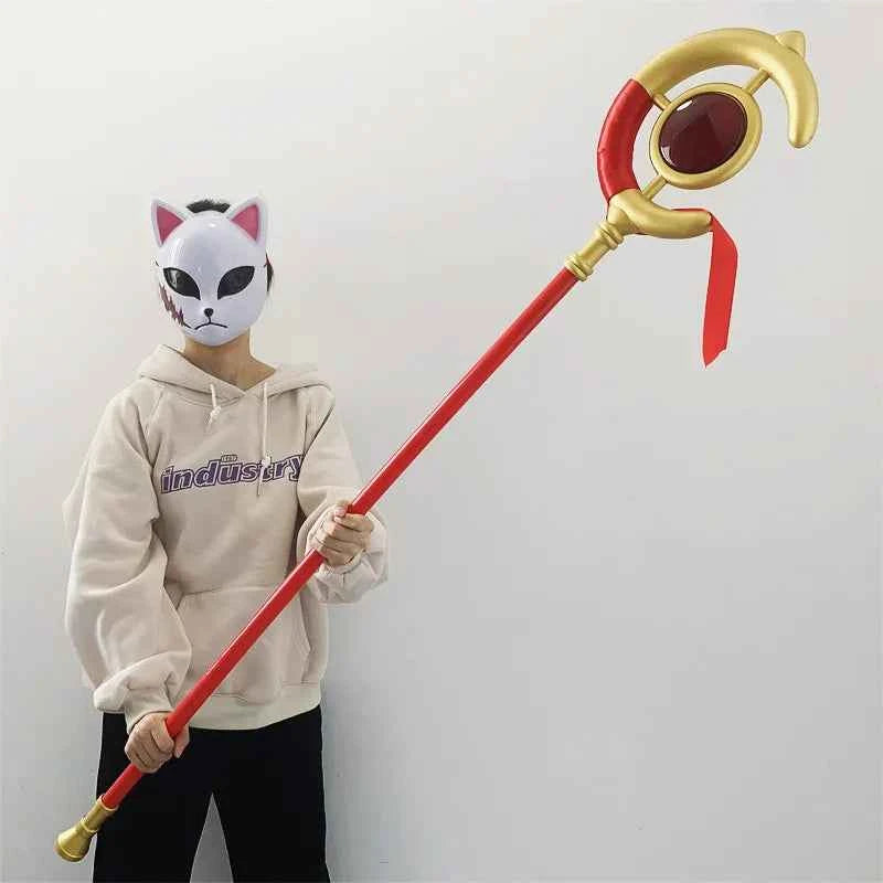 1:1 Magic Wand Beyond Journey's End Cosplay Knife Greatsword Role Playing Weapons Model Safety PU Rubber Gift Toy