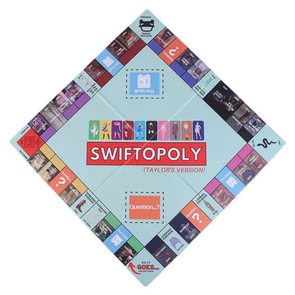 Taylor's Monopoly Board Game Fun Party Family Interactive Chess Games Swiftopoly Board Game Adults Fans Interactive Board Game SS69