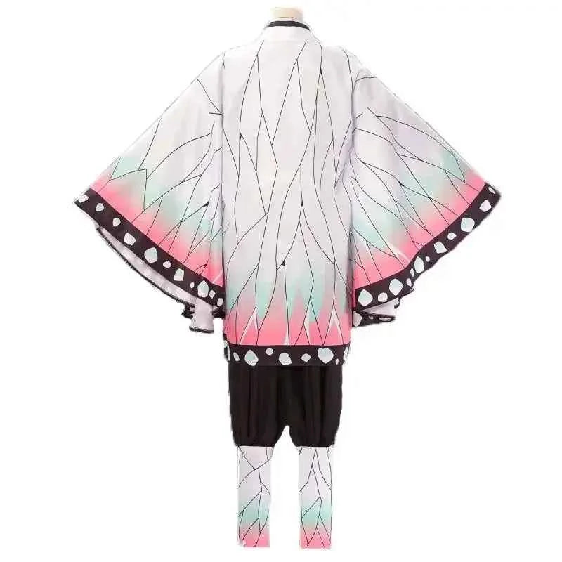 Demon Kochou Kanae Cosplay Costume Adult Anime Kimetsu No Yaiba Shinobu Kochou Halloween Clothes
