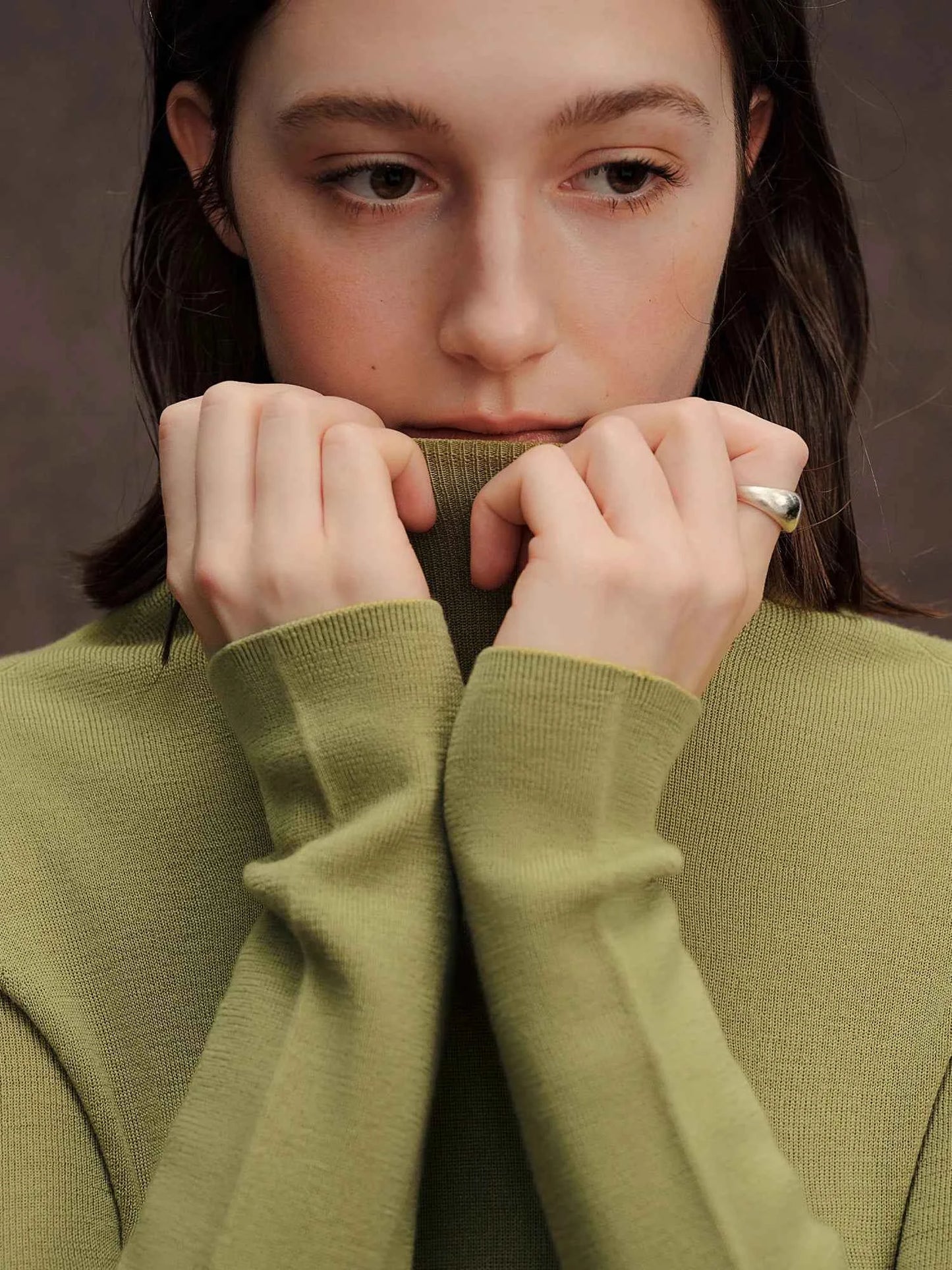 DUSHU Seamless Half-high Collar Pure Wool Pullovers Women Plus Size Autumn Winter Bottoming Sweater Solid Soft Breathable Tops