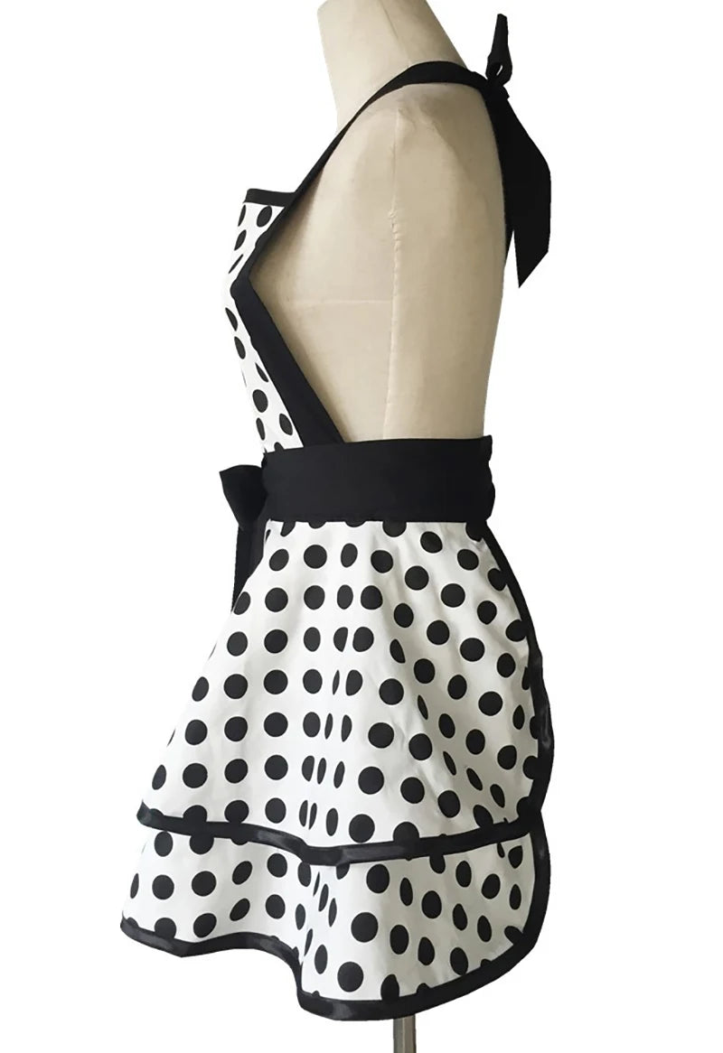 Cotton Princess Waist Apron - Oilproof & Easy Clean