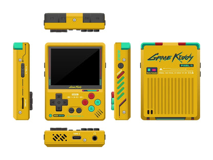 Gkd Pixel 2 Handheld Game Console Portable Retro Nostalgia Game Console Arcade Game Full Metal Body Cnc Gamer Customized Gift SS69