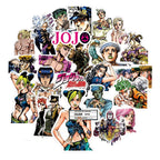 10/30/82pcs JoJo's Bizarre Adventure Anime Stickers Waterproof DIY Skateboard Phone Guitar Bike Classic Japan Manga Sticker Pack