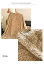 Coral Fleece Blanket with 3D Butterfly Pattern - Soft & Warm