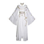 Greek Goddess Wandering Style National Style Han Element Lolita Strap Fairy Dress White Dress Women Clothing