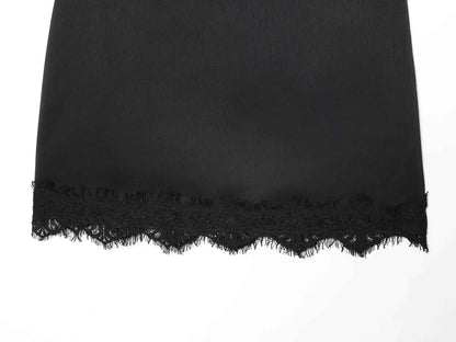 Women Mini Lace Skirt Sexy A-line Pleated High Waist Skirt for Women Spring Summer New Lace Short Skirt