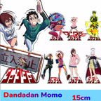 Anime Dandadan Momo Acrylic Keychain Stand Model Plate Fans Bag Gift Figure Display Fashion Cosplay Ornaments Decoration 15cm SS69