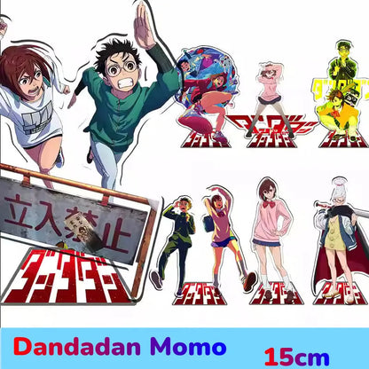 Anime Dandadan Momo Acrylic Keychain Stand Model Plate Fans Bag Gift Figure Display Fashion Cosplay Ornaments Decoration 15cm SS69